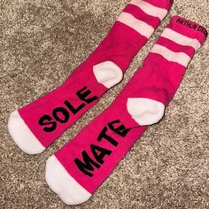 Arthur George “Sole Mate” Pink Socks
